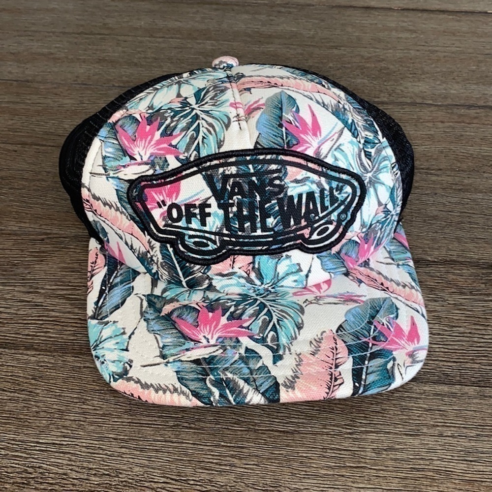Vans Beach Girl Trucker Hat | Tropical Multi / Black